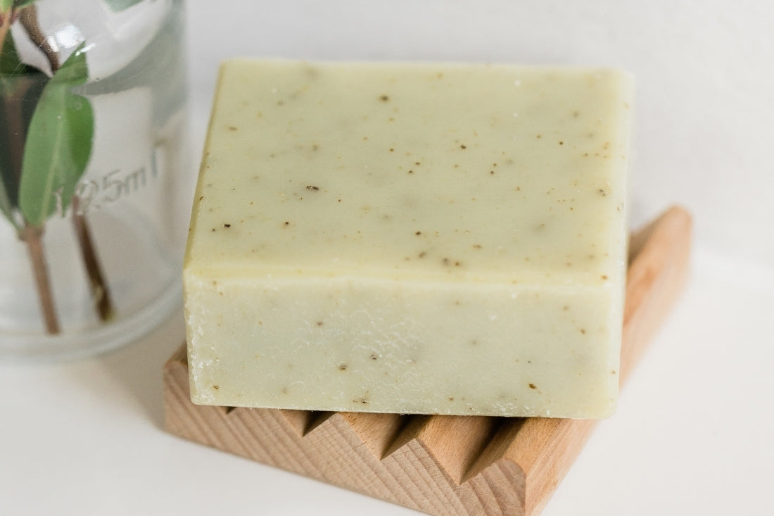 Seife mit grünem Tee selber machen