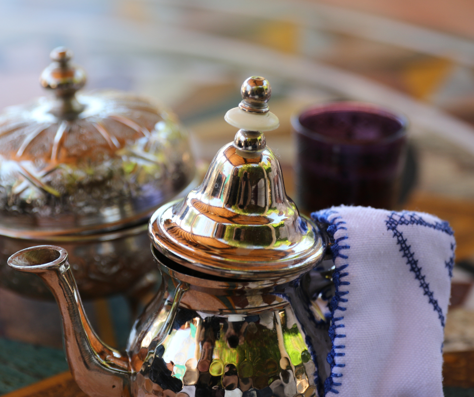 Marokkanische Teezeremonie